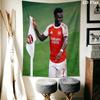 Bukayo Saka Wall Tapestry Aesthetic Wall Hanging Printed Fabric Blanket Decorative Tapestries for Bedroom Living Room Home Decor