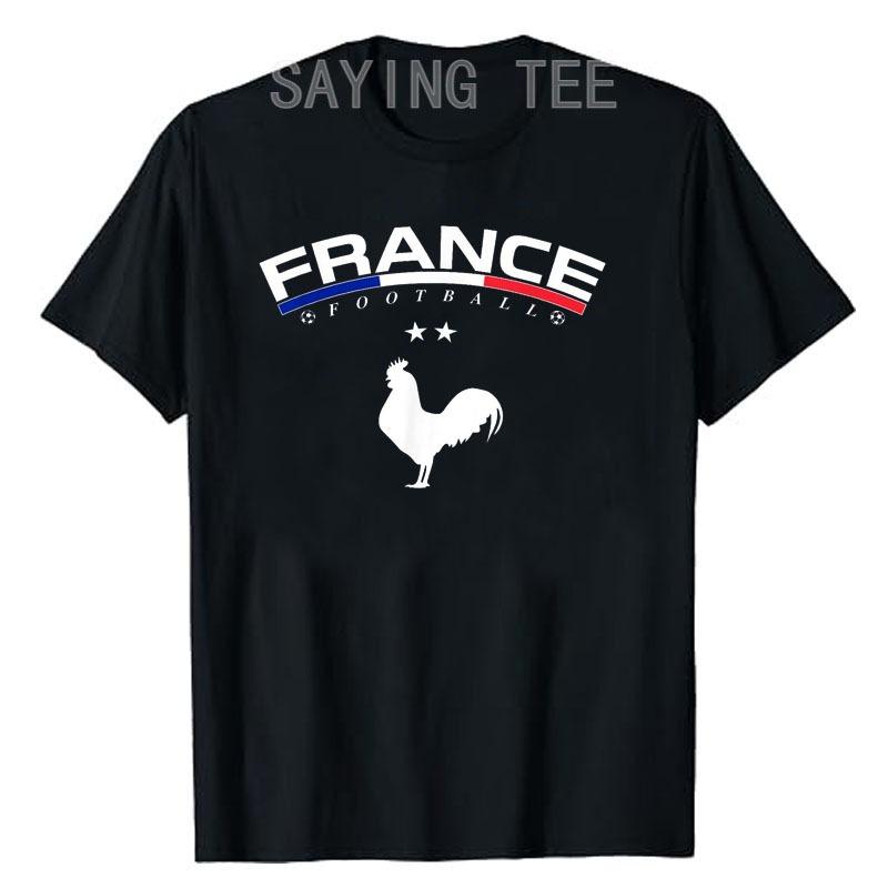 Soccer France Flag T-Shirt French Pride Tee France Football Two Stars Third Loading Clothes Frenchman Sport Foot Fan Team Jersey