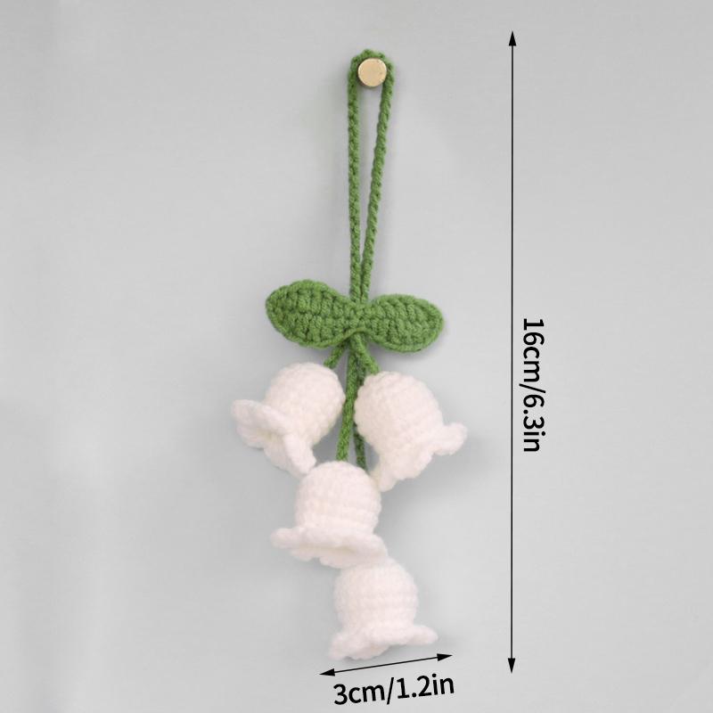 

Ландыши крючком цветы много стилей брелок искусственные цветы подвесное украшение автомобиль подвеска вязаный цветок белый
