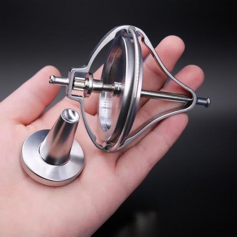 Mechanisches Metallkreisel - Antistress Fidget Angst Autismus Klassische Pädagogische Technologie Requisiten Kreatives Geschenk