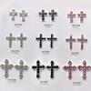 10Pcs 3D Cross Nail Charms for Nails Alloy Retro Cross Nail Charms Decoration DIY Alloy Nail Charms Decorations