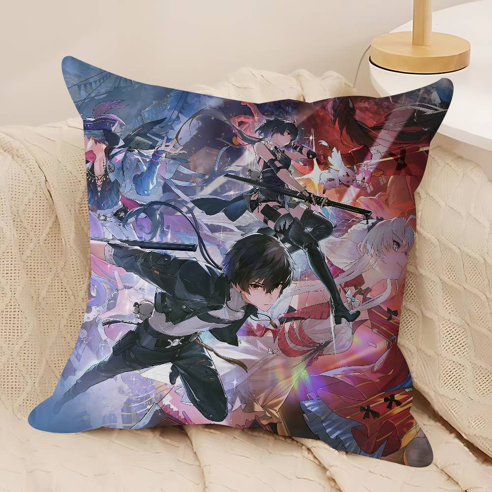 W-Wuthering Waves GameS Cushion Cover Decorative Pillow Sofa Home Decor Case Pillow Cases