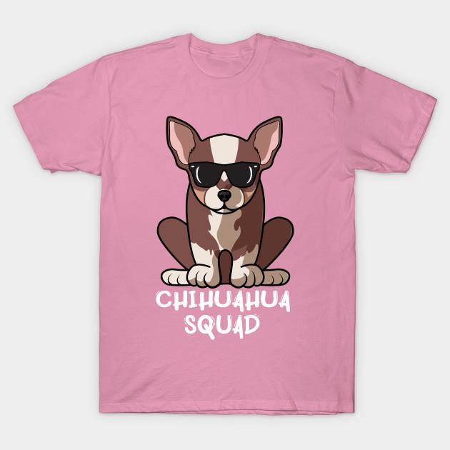 T Shirt Women Chihuahua Squad With Sunglasses Funny Cool Dog T S Harajuku Print Kawaii Tshirt Summer Short Sleeve Female T-Shirt Top Tee