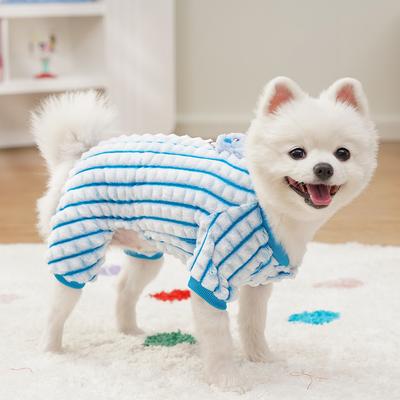 Pet Clothes Four-legged Cat Loungewear Warm Dog Cat Medium Dog Teddy Autumn and Winter Dog Clothes