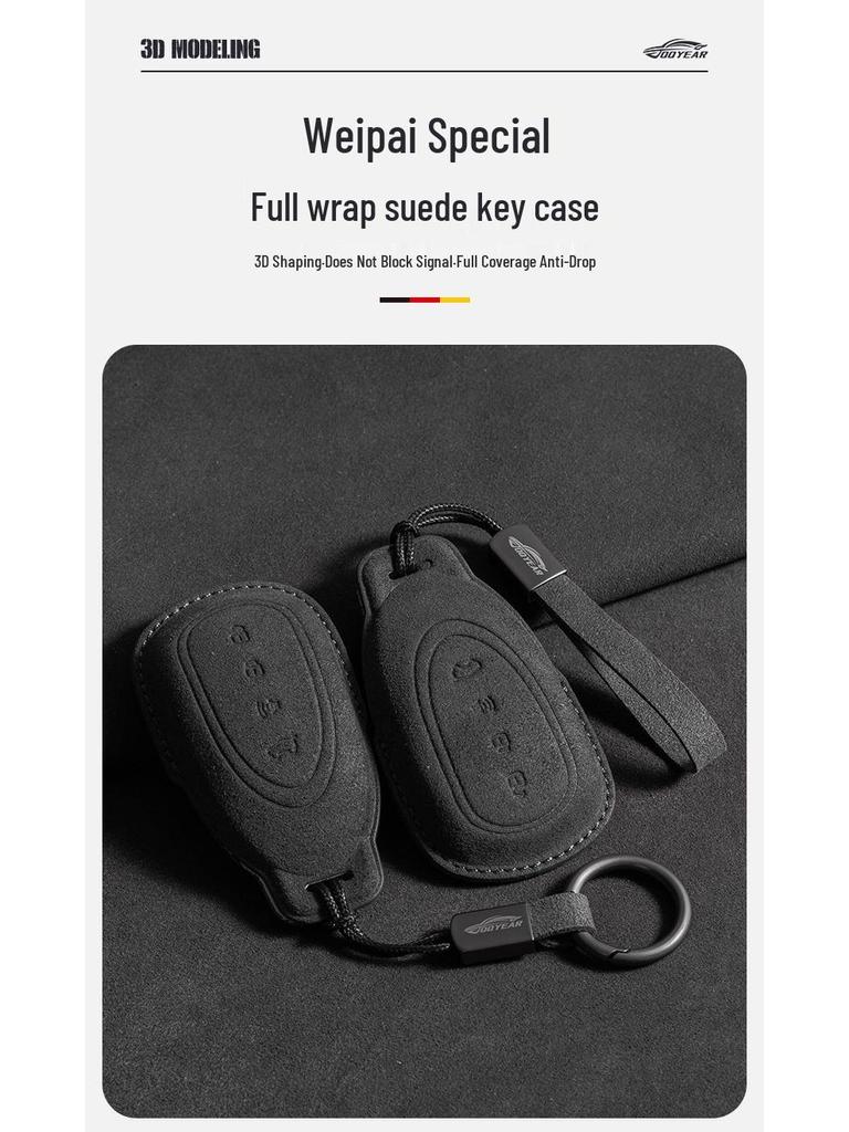 Great Wall WEY Lanshan Mocha/Hi4/Latte Key Suede Cover - Three Colors