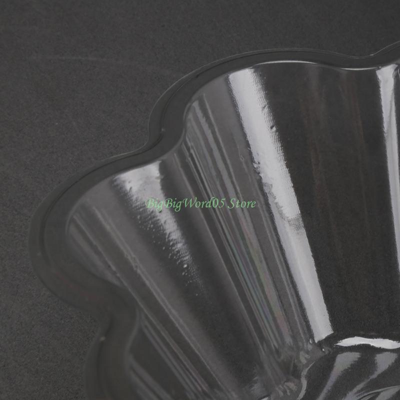 24TE 10Pcs Disposable Plastic Transparent Ice Cream Soup Candy Salad Bowl Kitchen New