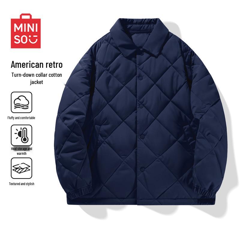 MINISO Men's Plush-lined Winter Casual Jacket
