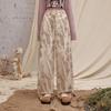 unifree Relaxed Fit Printed Wide Leg Casual Pants