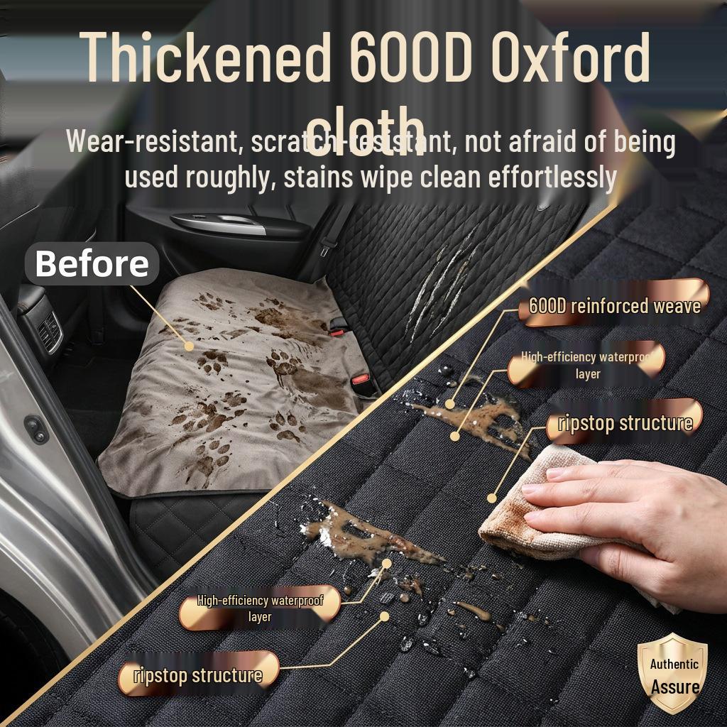 Soft, Breathable, Tear-Resistant Pet Car Seat Mat - Universal Fit, Prevents Shedding