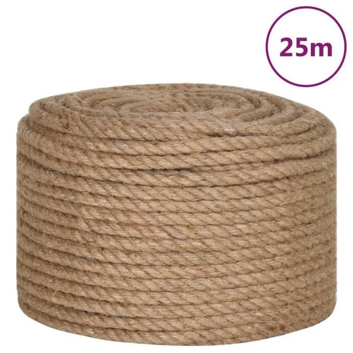 VidaXL Jute Rope 25 M Long 12 Mm Thick 153753
