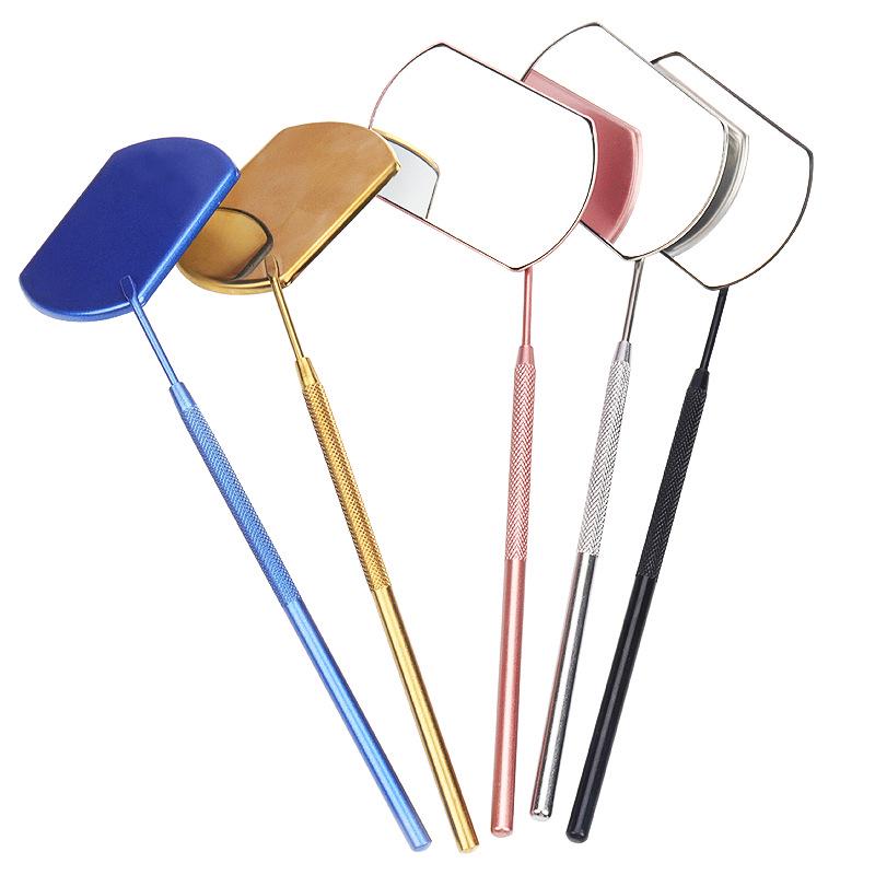 Lash Artist Mirror & Tweezers Set: Lightweight, Portable Square Mirror for Lash Extensions