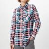 Women's Fashion Casual Long Sleeve Plaid With Pocket Button Cardigan Jacket