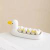 Creative Ceramic Chopstick Stand Cute Duck Shape Duck Chopstick Holder Hand-painted Practical Writing Brush Pen Holder