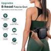 8-Head Fascia Gun High-Frequency Vibration Body Massage Gun Back and Waist Massager Neck Shoulder Massager Muscle Masajeador