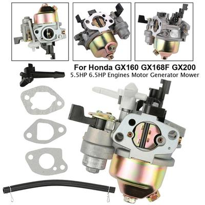 Carburetor Carb Fit For Honda Gx160 Gx168f Gx200 5 .5hp 6 .5hp +Fuel Pipe Gasket Engine Carburetor For Motoblock