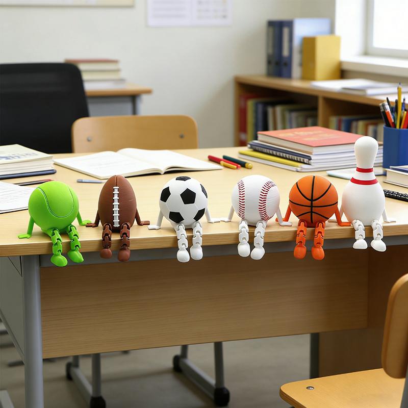 3D Printed Soccor 3D Printed Ball Ornament Desk Accessories Home Decor Soccer Game Gifts Funny Party Favors