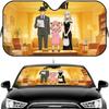 Anime S-Spy X Family Sun Visor Car Windshield Sun Shade  Front Window Sunshade UV Block Heat Insulation Cover Parasol
