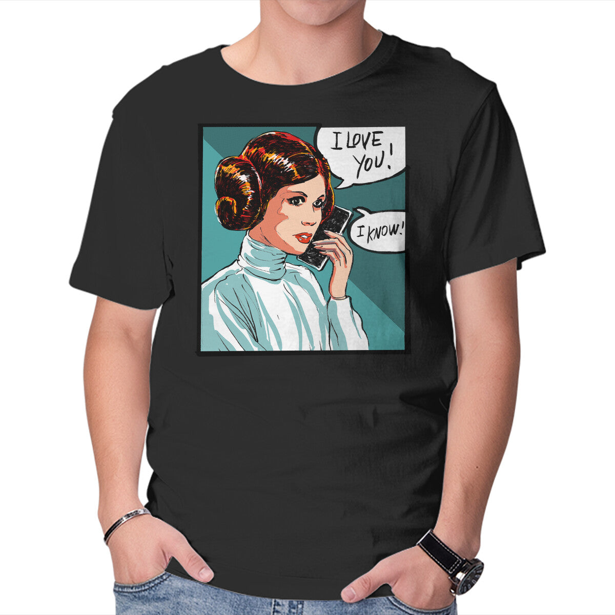 Unisex Crew Neck T-Shirt The Phone Call Graphic Short Sleeve Casual Tee XXL