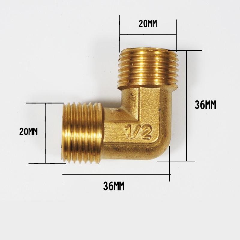 Pneumatic Plumbing Brass Pipe Fitting Male/Female Thread 1/2 BSP Tee Type Copper Fittings Water Oil Gas Adapter