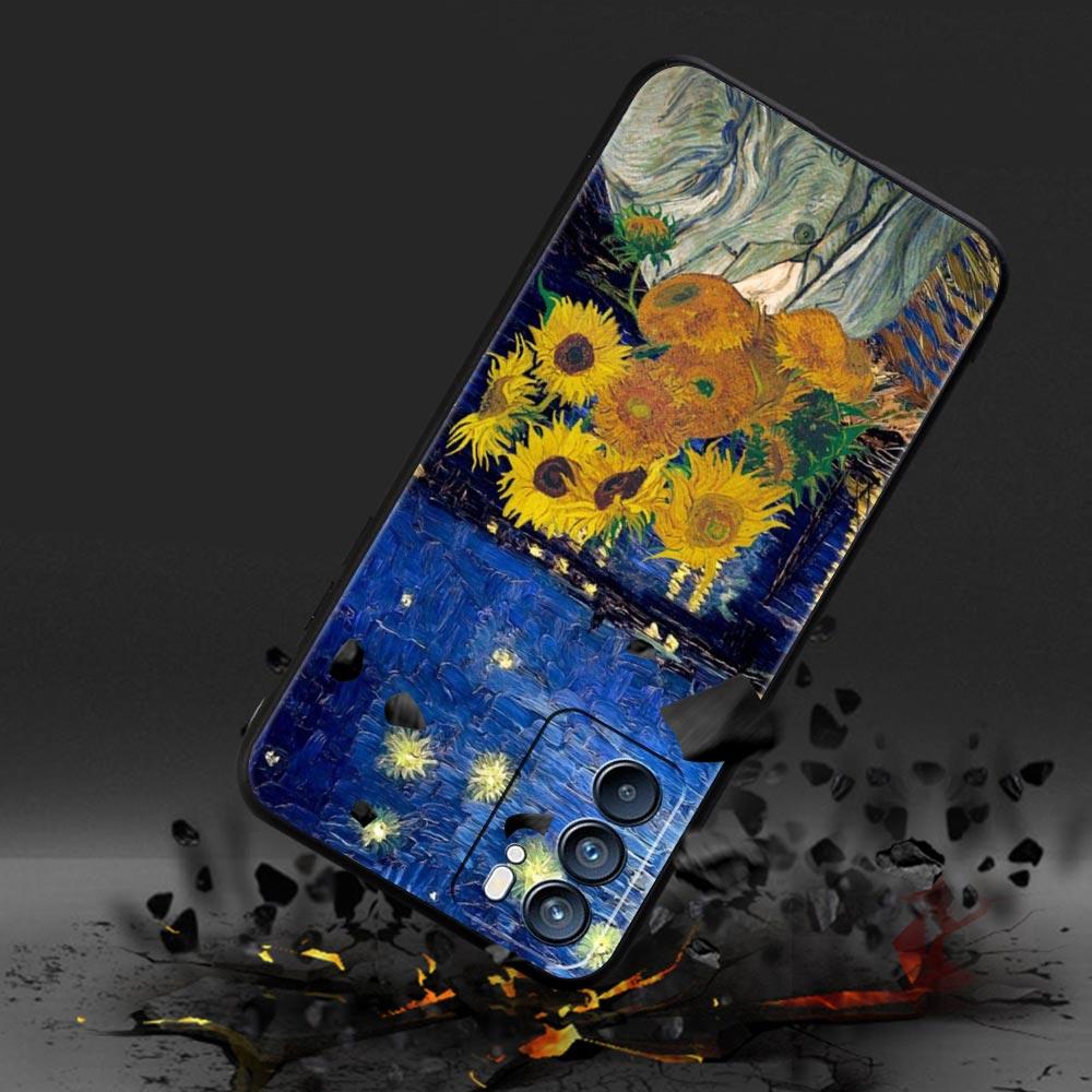 Case For Oppo Reno13 Reno12 Reno11 F Reno10 Pro A54 A53 A95 A76 A74 A57 A98 A80 A79 5G A78 4G Cover Van Gogh Starry Night flower