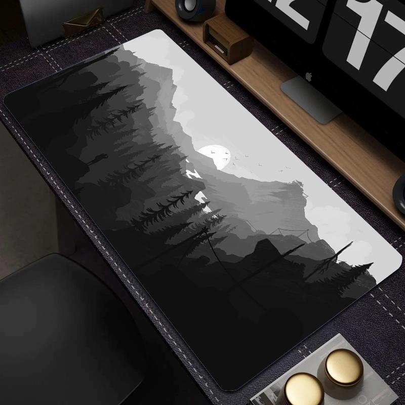 Large Gaming Desk Mat Mouse Pad Cloth Surface Non Slip Rubber Base Mousepad for PC Laptop Keyboard Home Office Desk