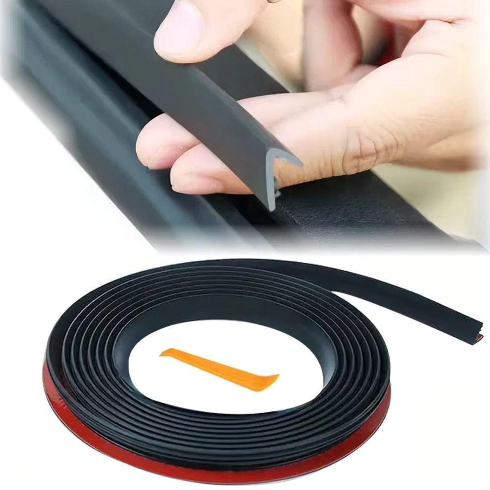 Rubber Material Car Rubber Sealing Strips V-Shape Design Waterproof Strip  Glass Gap Sealing