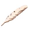 50pcs Unfinished Wood Feather Wood Crafts Feather Wood Feather Cutouts Wood Slices  Room Decoration