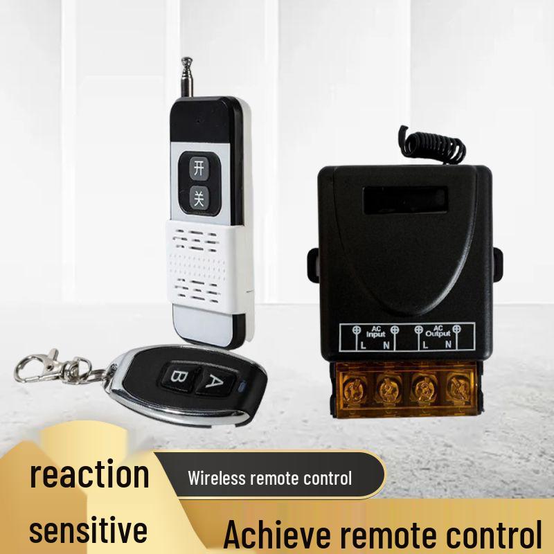 220V 30A Drahtloser Fernbedienungsschalter für Wasserpumpe, Motor, Dunstabzugshaube, Abluftventilator und Sprühgerät.