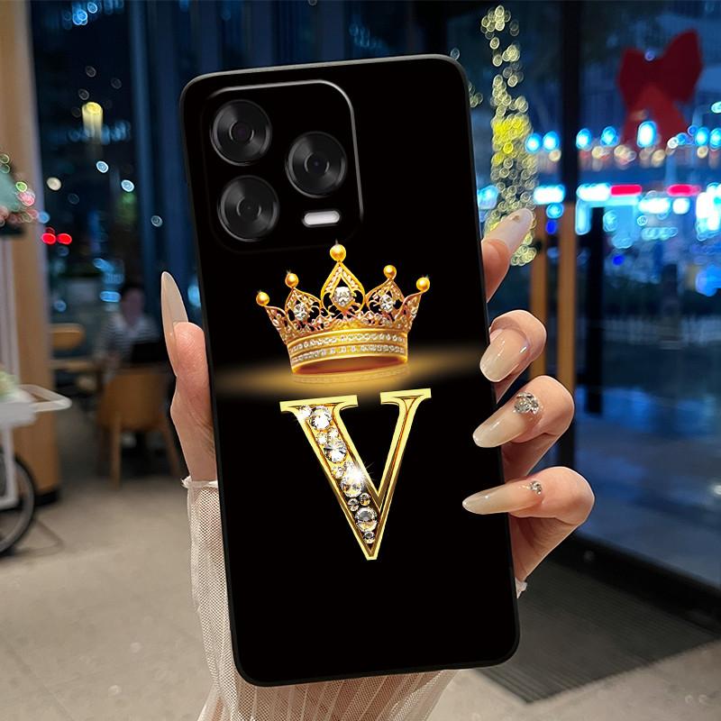Case For ZTE Blade V70 Vita/Nubia V70 Design Soft Silicone Black Case Shockproof Beautiful Trendy Crown Letter Pattern Shell