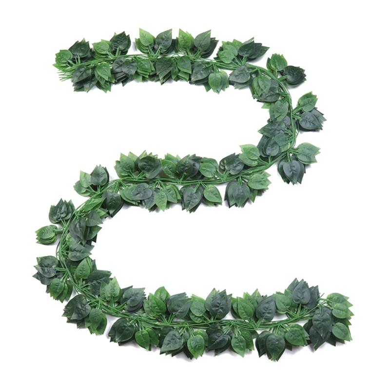 Silk Artificial Ivy Rattan Leaf Garland Plant Vine Home Wedding Bathroom Decoration Garden Festival Party Decor