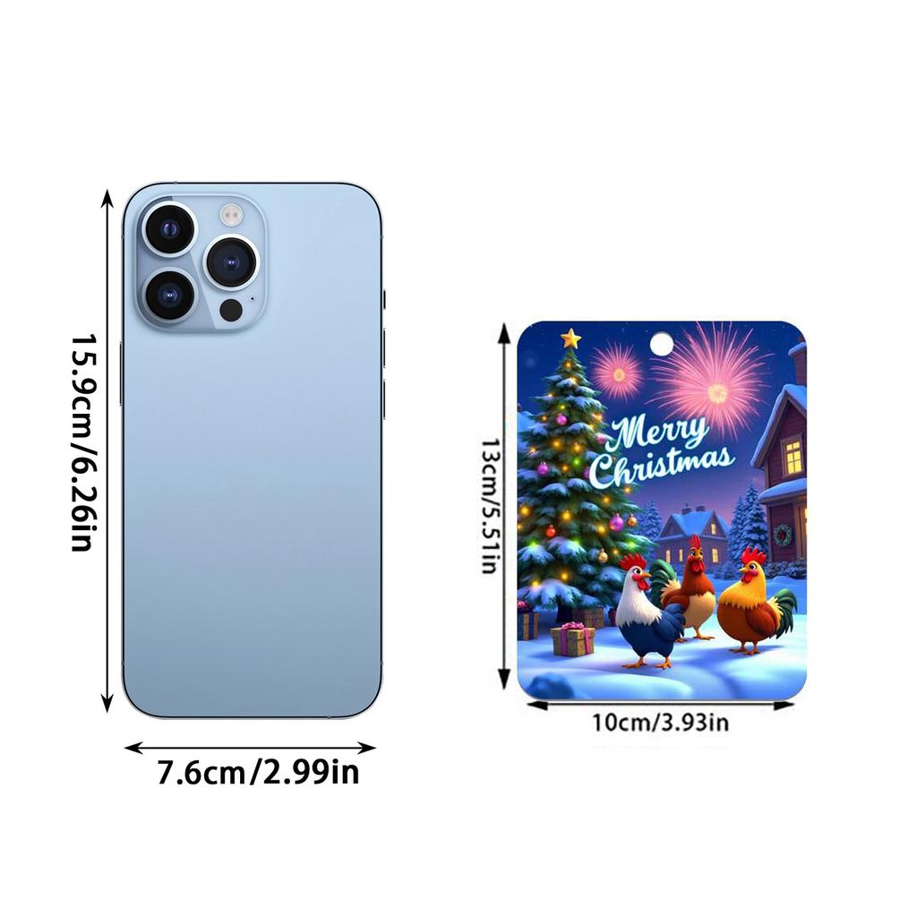 Christmas Wallet Ornament Set 8 Wallet Pendants Gift Card Wallet Holiday Gift Tags, Christmas Decorations And Card Combinations