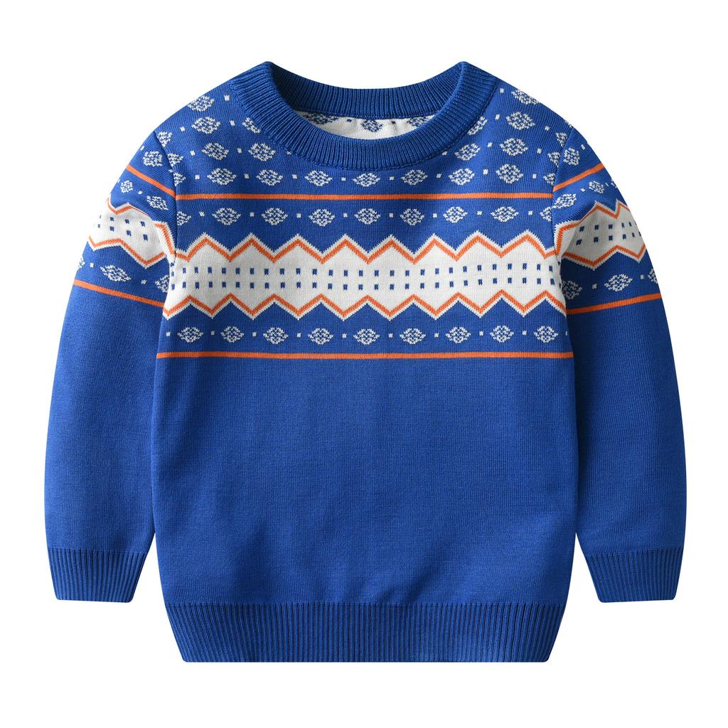 Dziecięcy sweter świąteczny Jesień Zima Dziewczęcy sweter pulowerowy Chłopięcy sweter świąteczny z kreskówek