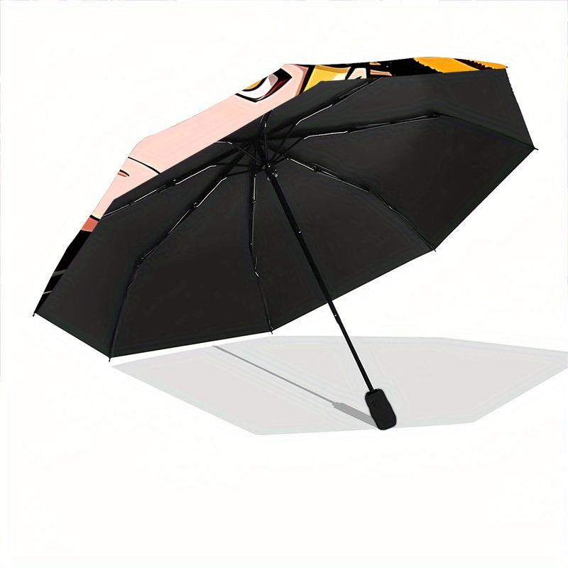 1pc Naruto Uzumaki Windproof Automatic Umbrella, Lightweight for Women/Men, Perfect Christmas Gift a0811226
