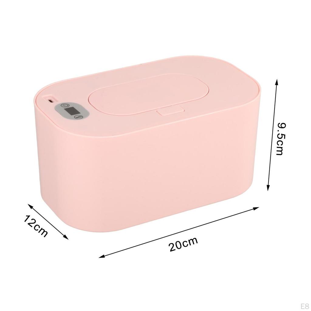 Portable Heated Wipe Dispenser Quick Heating System with Large Capacity Box Tissue