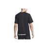 Nike T Shirts Men's Black Crew Neck Moderate Straight Fit DV9843-010