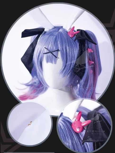 Hatsune Miku Rabbit Hole Cosplay Costume Wig Included Costume Transformation Fancy Dress Cosplay Cultural Festival School Festival Halloween Christmas