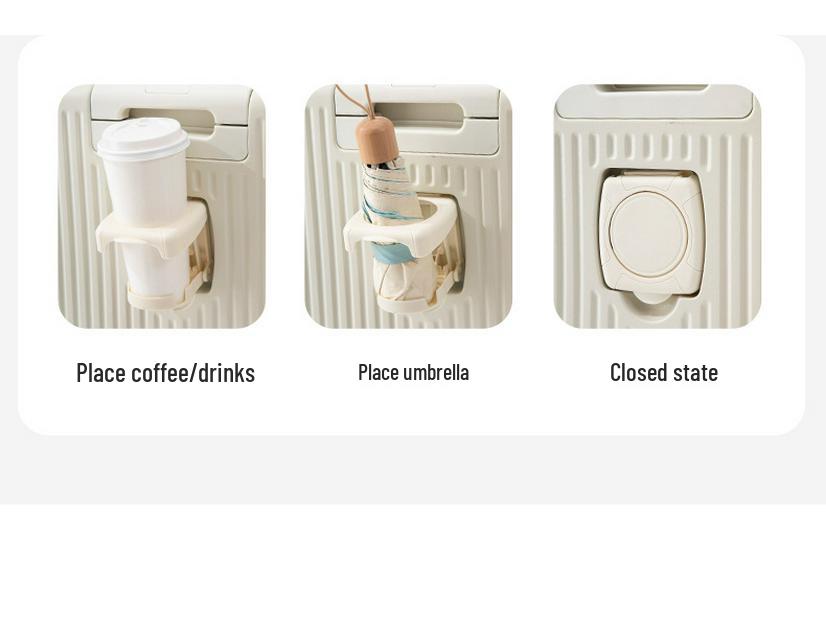 Front-Opening 20-Inch Carry-On Suitcase: Multi-Functional Trolley Case with Combination Lock for Men and Women.