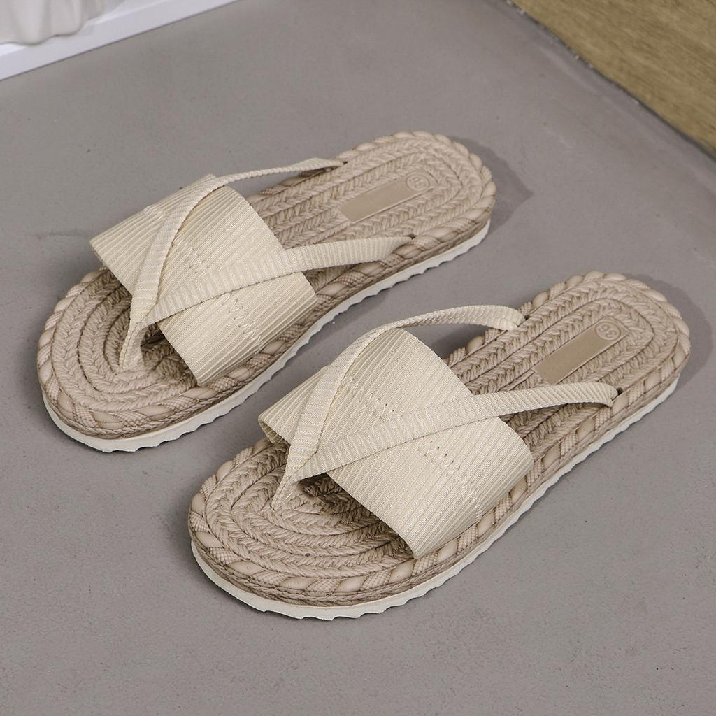 Summer Fashion Women's Slippers, Portable Beach Summer Flat Sandals for Ladies