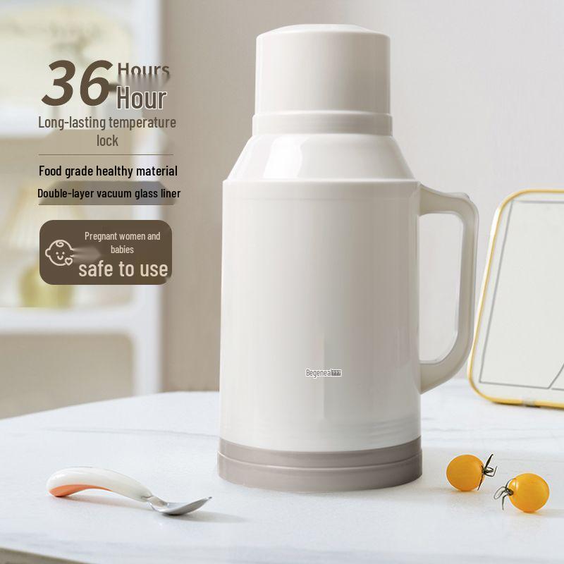 Compact Insulated Thermos Kettle: Household/Office Vacuum Flask and Hot Water Bottle