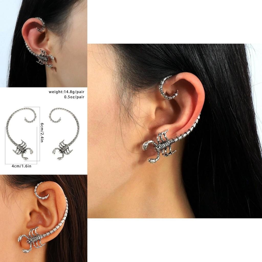Alternative Scorpio Animal Ear Jewelry For Women With Dark Punk Style Accessories