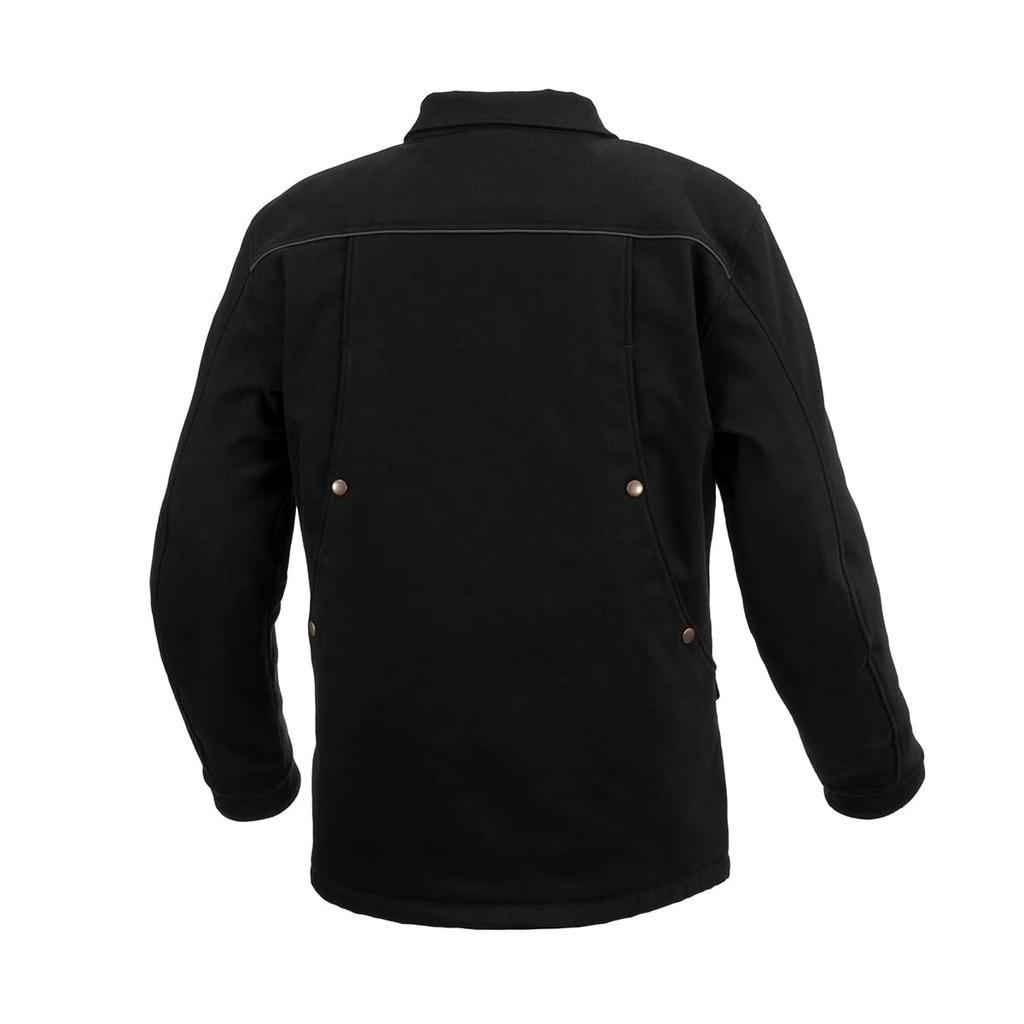 Komine Protective Field Winter Jacket for Motorcycles Black M JK-622