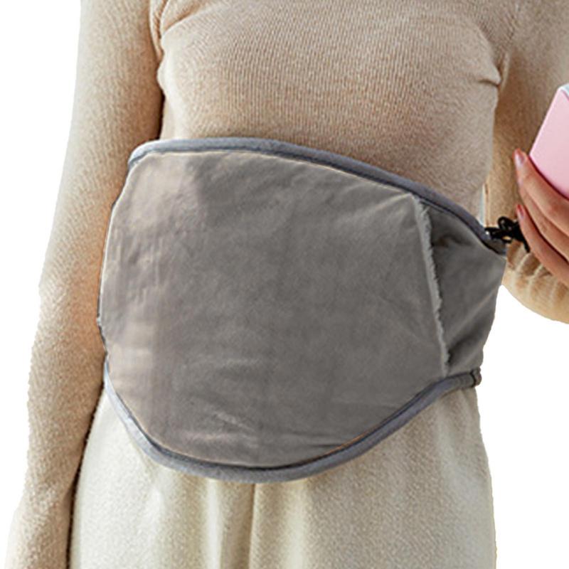USB Electric Heating Belt Belly Warmer Waist Massager Band Back Pain Relief In Menstrual Period Heated Thermal Pad Waist Warmer