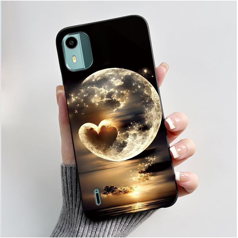 Soft TPU Case For Nokia C12 Cute Love Rabbit Funny Shockproof Silicone Phone Case For Nokia C12 Plus Pro Back Cover C 12 Fundas