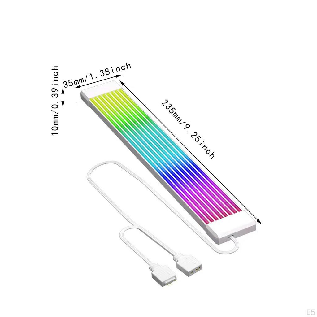 5V 3Pin ARGB Power Extension Cable Practical Safe Foldable Lightweight Simple to Use Led Lamp Strip