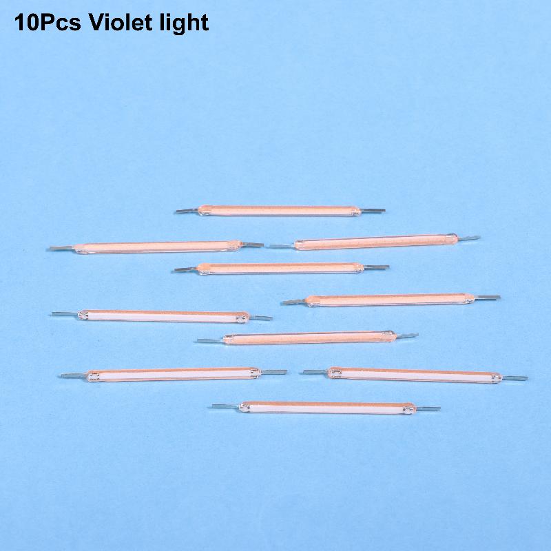 10pcs Silicone Edison Bulb LED Filament Lamp Parts 38mm DC3V LED Bead Incandescent Light Accessor Diode For Holiday Lighting DIY