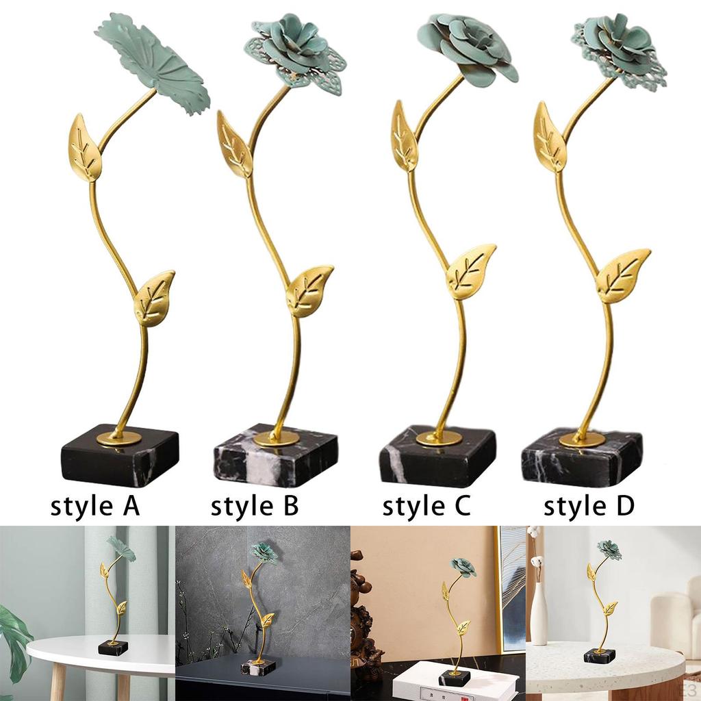 Statues with Base Figurines Sculpture for Living Room Office Housewarming Gift
