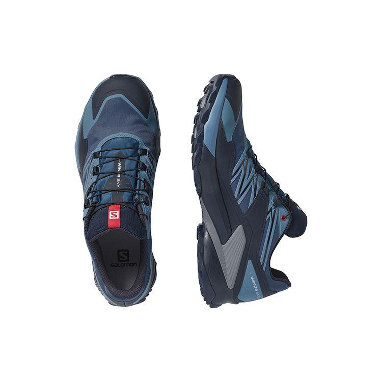 SALOMON Fabric Durable Low-Top Hiking Shoes Men Hiking Shoes 413861