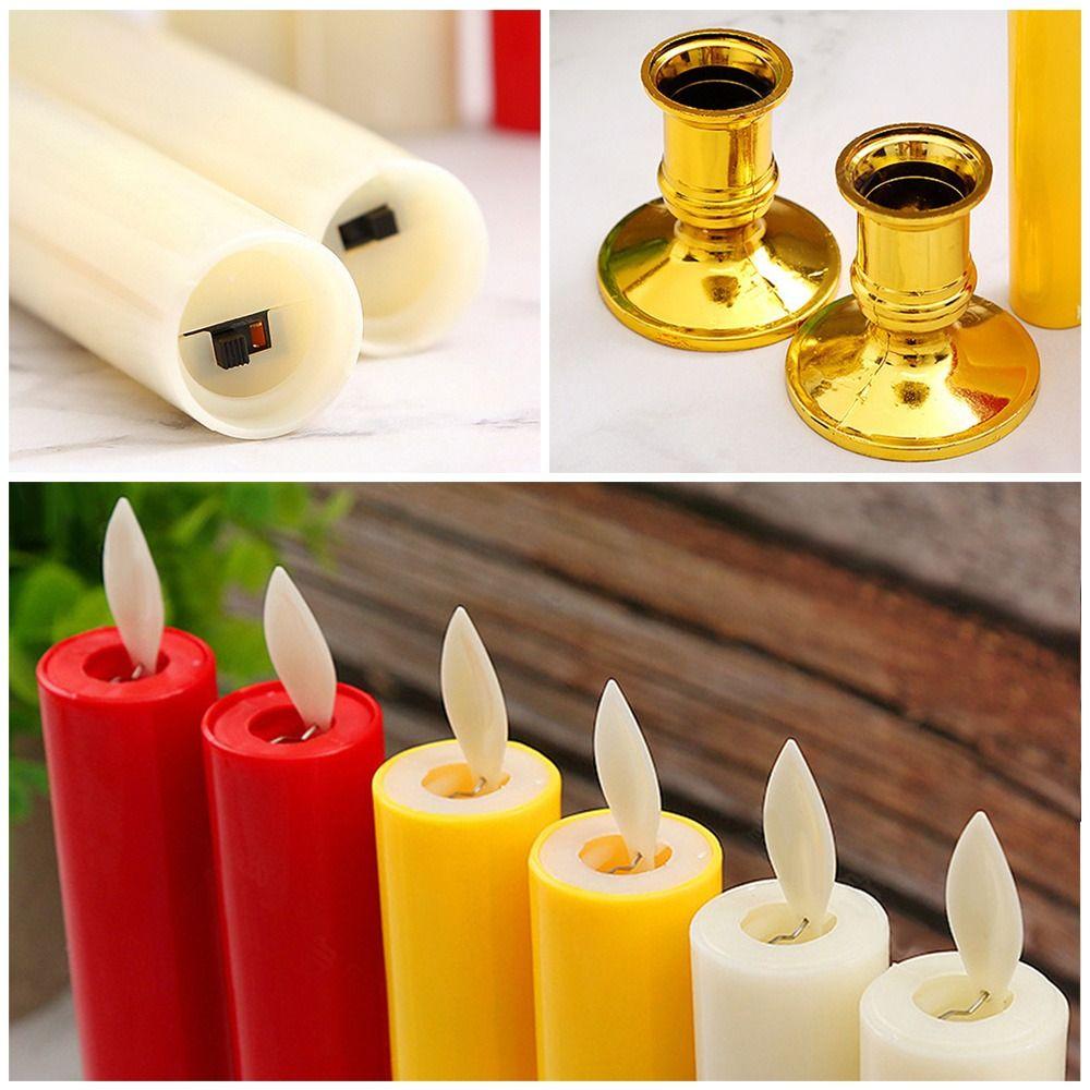 Energy-saving LED Lantern Candle Holders Party Decor Lights  Wedding Birthday Party Supplies