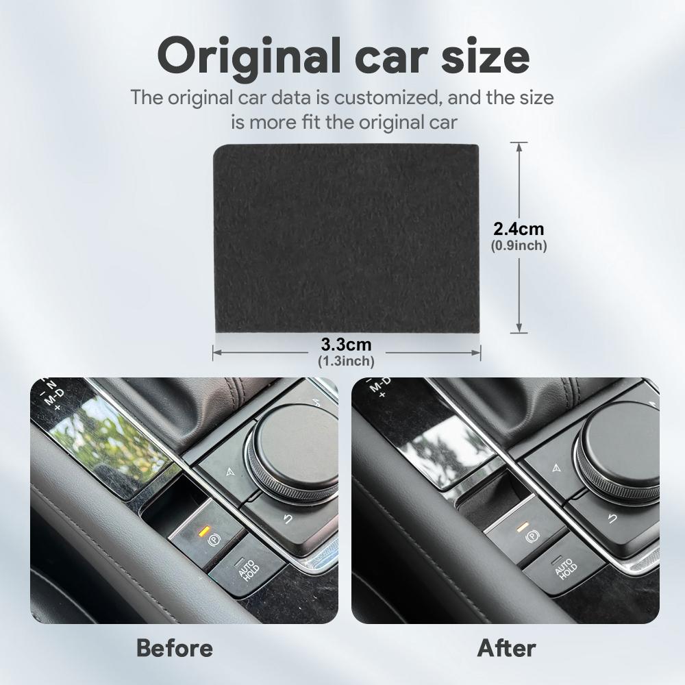 Top Suede Trim LHD RHD Sticker For Mazda 3 BP Axela CX30 CX-30 2019 2020 2025 2025 2025 2025 2025 Electronic Handbrake Groove