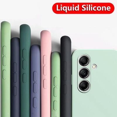 Silikónový mäkký kryt na telefón s tekutým povrchom pre Samsung Galaxy A05 A05S A35 A55 A54 5G A05 A16 A26 S23 FE S23+ S24 5G S25 Plus pre Redmi 13C 14C Note 14 12